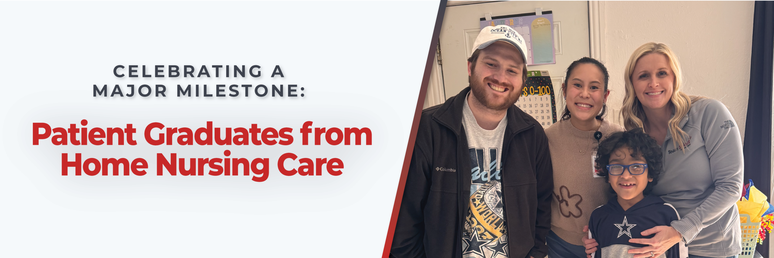 elebrating a Major Milestone A Fort Worth Patient Graduates From Home Care Nursing Moment Celebrating a Major Milestone A Fort Worth Patient Graduates From Home Care Nursing Moment